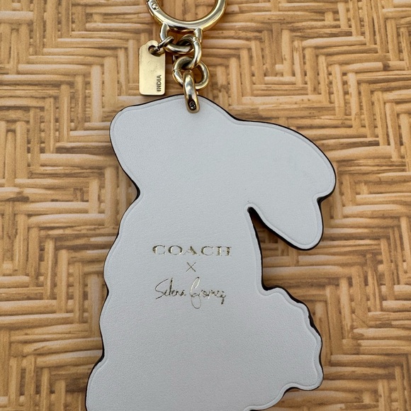 Coach X Selena Gomez Bunny Bag Charm Keychain 39320 - Picture 4 of 9